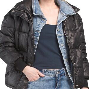 Blank NYC Black Puffer Jacket